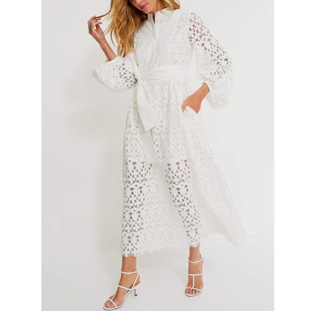 TUCKERNUCK White Lace Calliope Dress